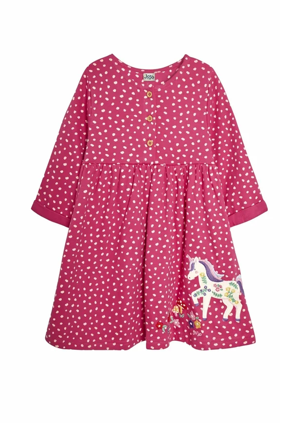 Freizeitkleid - fuchsia