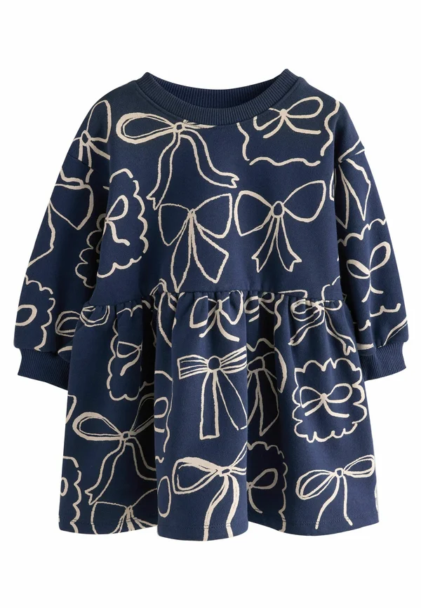 Freizeitkleid - navy bow