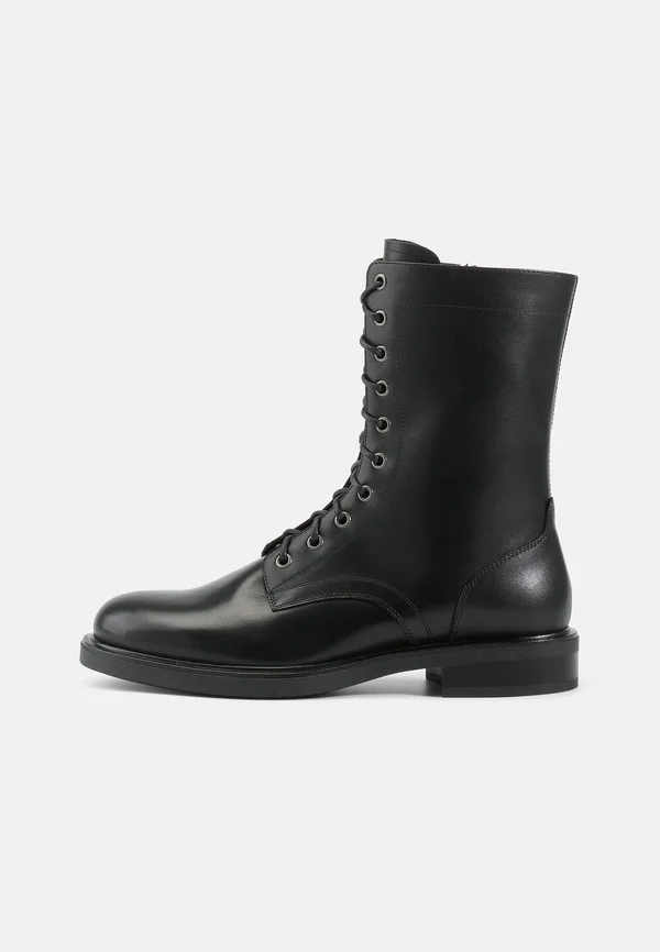 FREYA - Schnürstiefelette - black