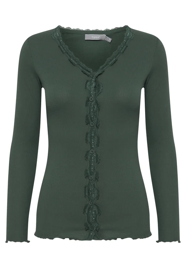 FRHIZAMOND - Strickjacke - jungle green