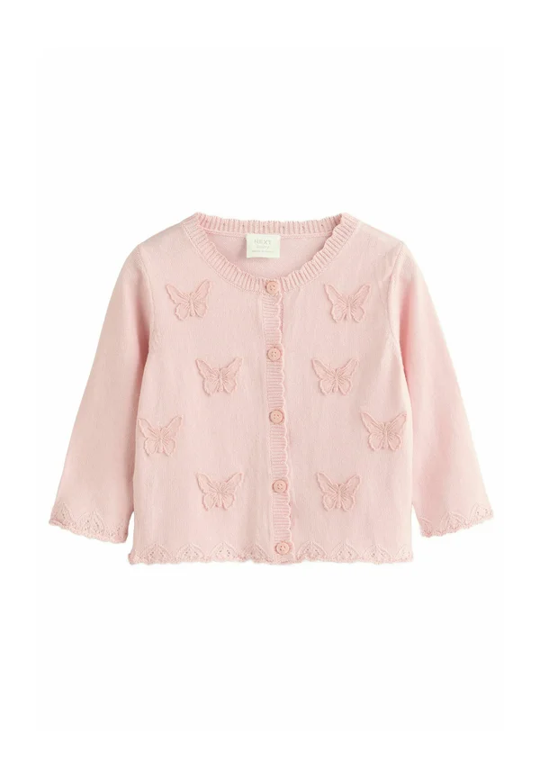 FRILL REGULAR FIT - Strickjacke - mottled pink