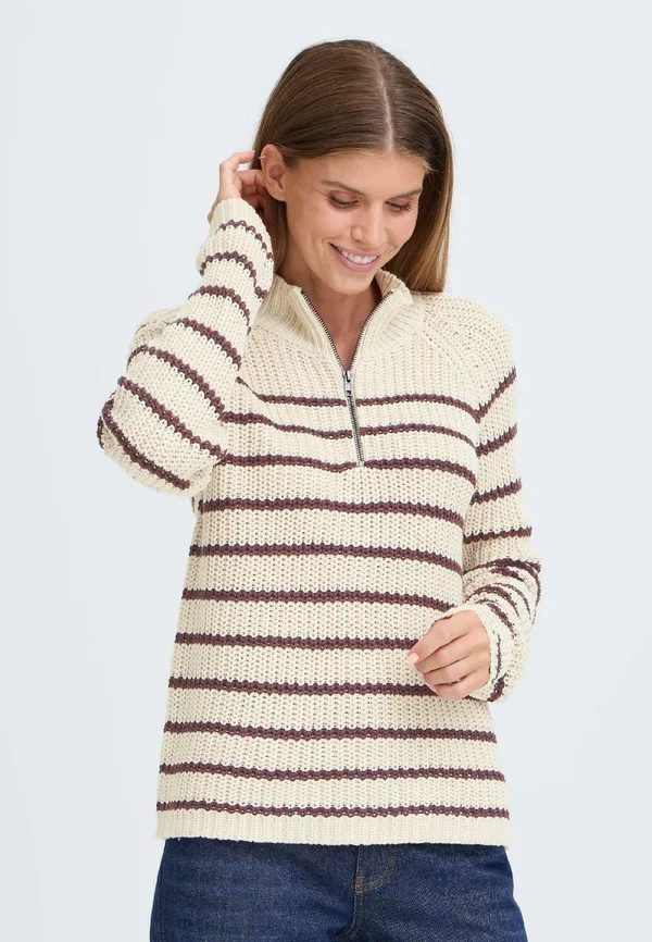 FRKANNA - Strickpullover - fudge mix