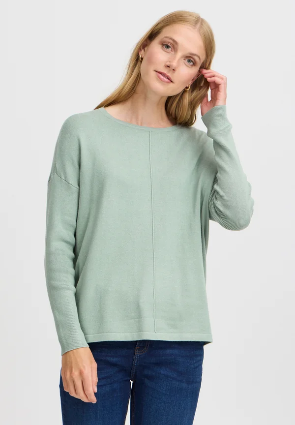 FRLISO PU 1 - Strickpullover - green bay