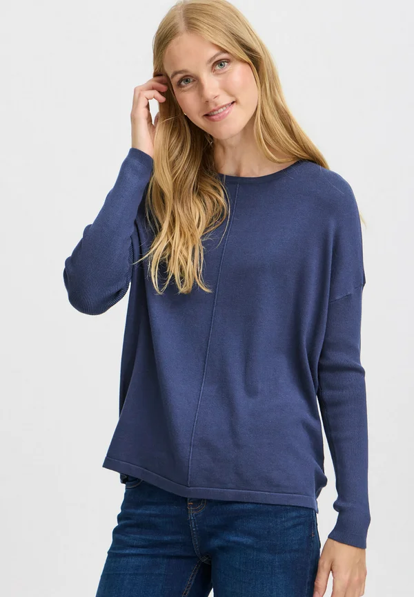 FRLISO PU 1 - Strickpullover - navy blazer