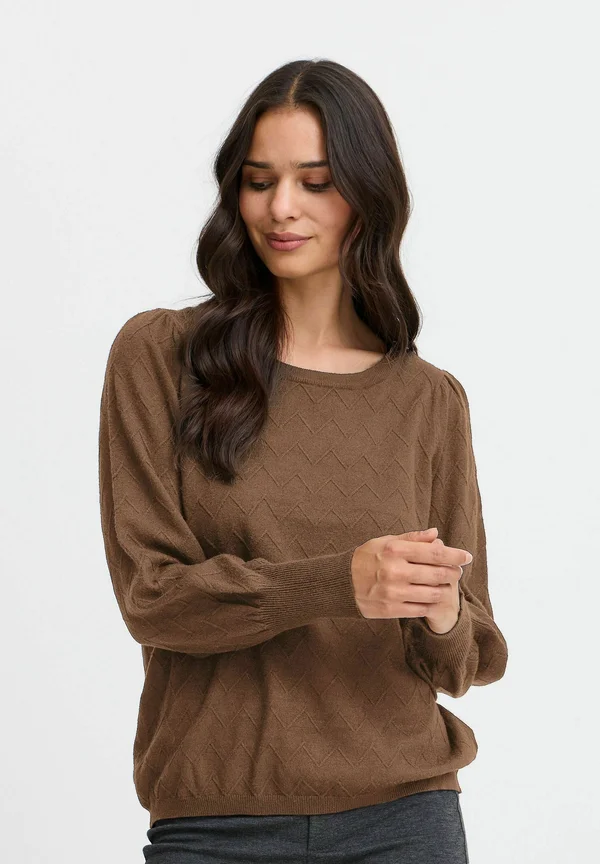 FRMELANI - Strickpullover - rain drum melange