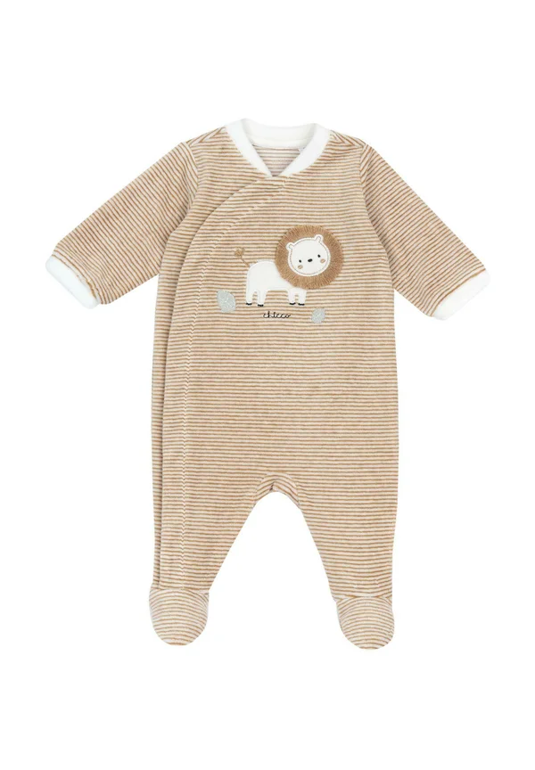 FRONT OPENING - Strampler - beige