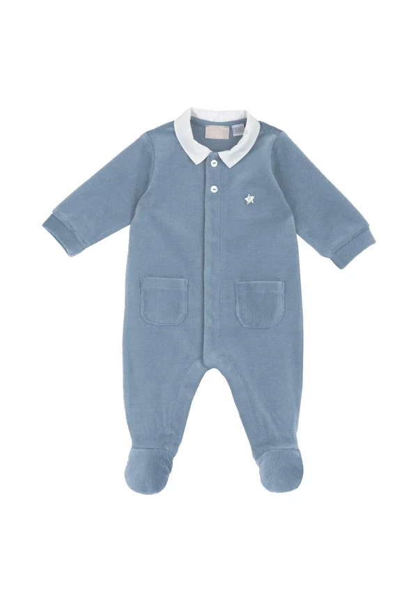 FRONT OPENING  - Strampler - blue