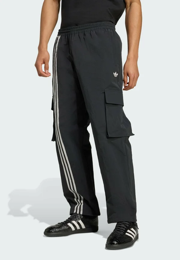 FRONT STRIPES  - Cargohose - black