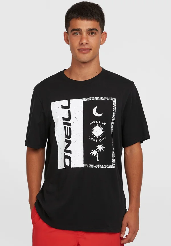 FRONT - T-Shirt print - black out