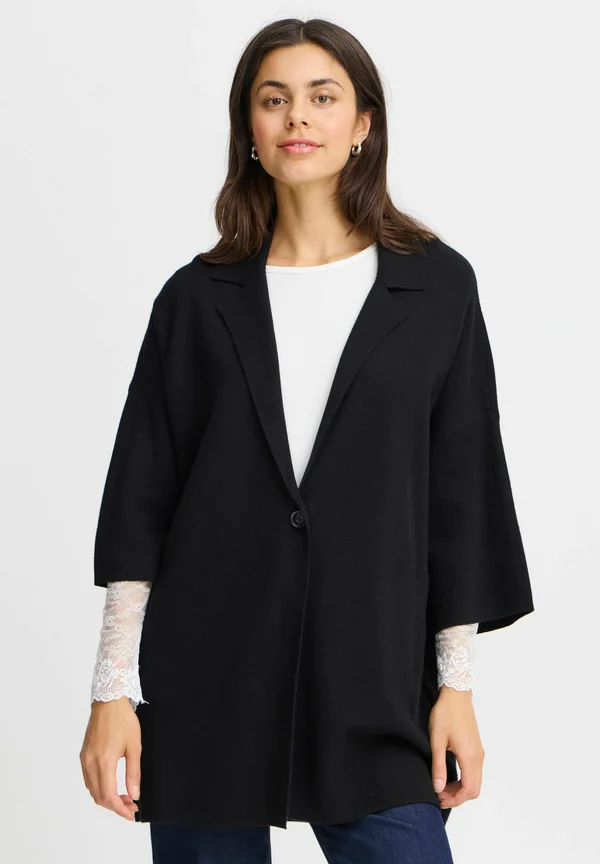 FRSALLY CAR 4 - Strickjacke - black