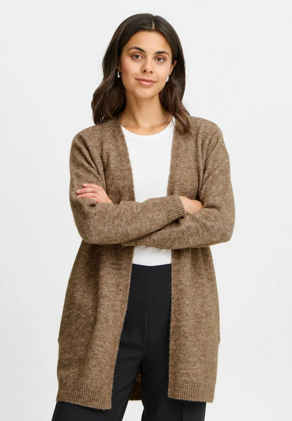 FRSANNY - Strickjacke - rain drum melange