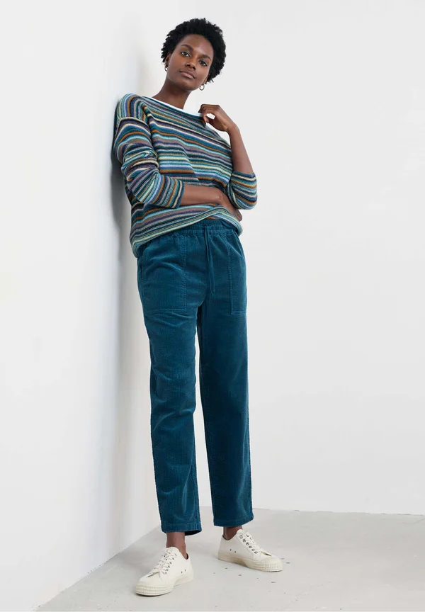 FRUITY  - Strickpullover - multi - ripple marks teal multi