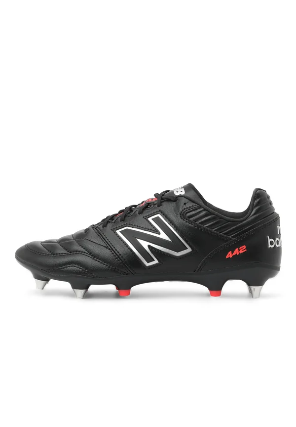 Fußballschuh Nocken - black red