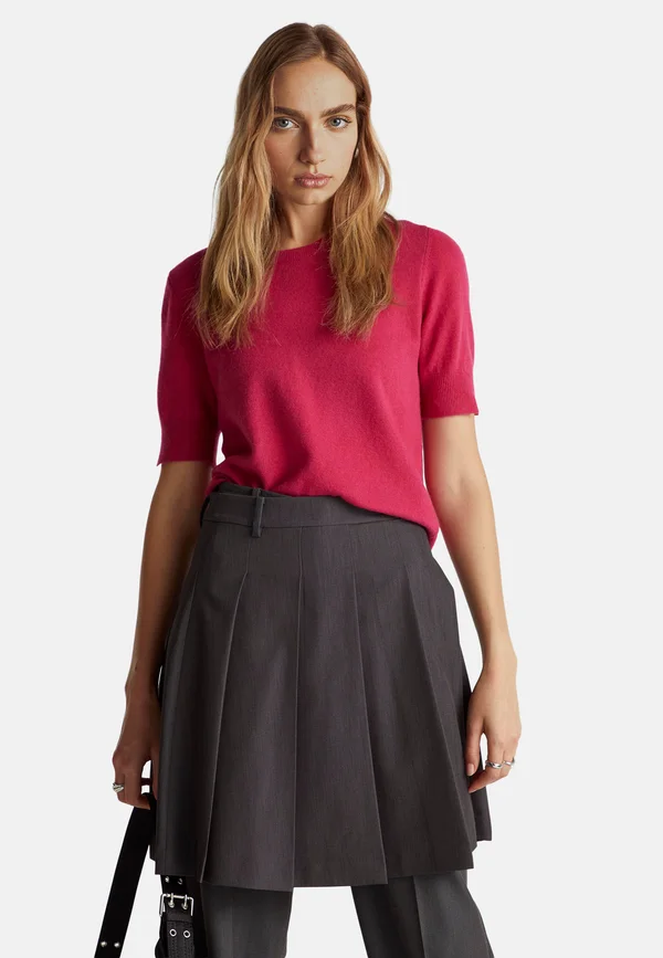 FUCHSIA SHORT SLEEVE  - Strickpullover - violet