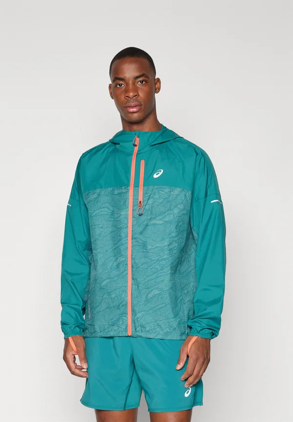 FUJITRAIL PACKABLE JACKET - Windbreaker - rainy lake/ white sage