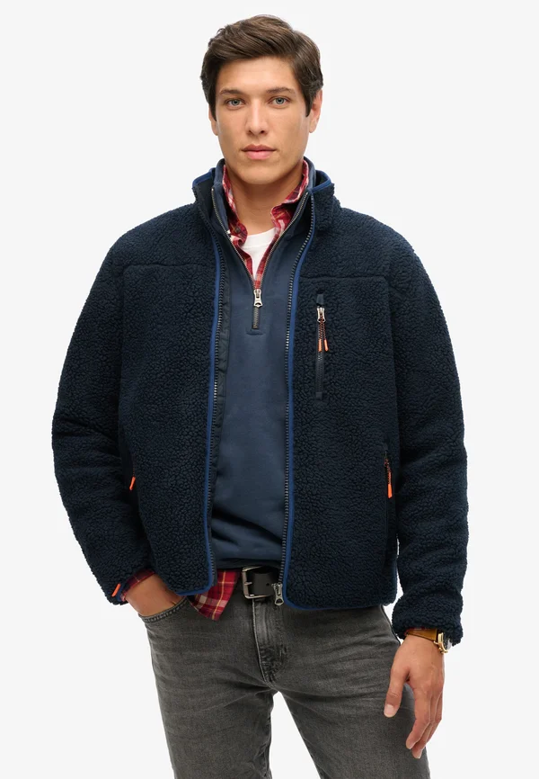 FULL ZIP  - Fleecejacke - eclipse navy