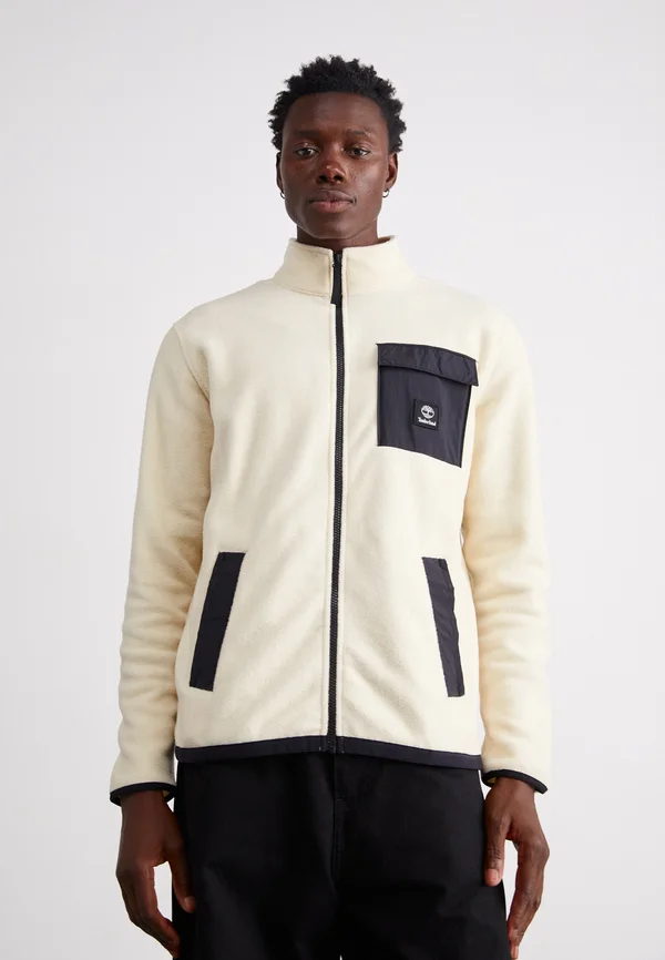FULL ZIP  - Fleecejacke - off-white