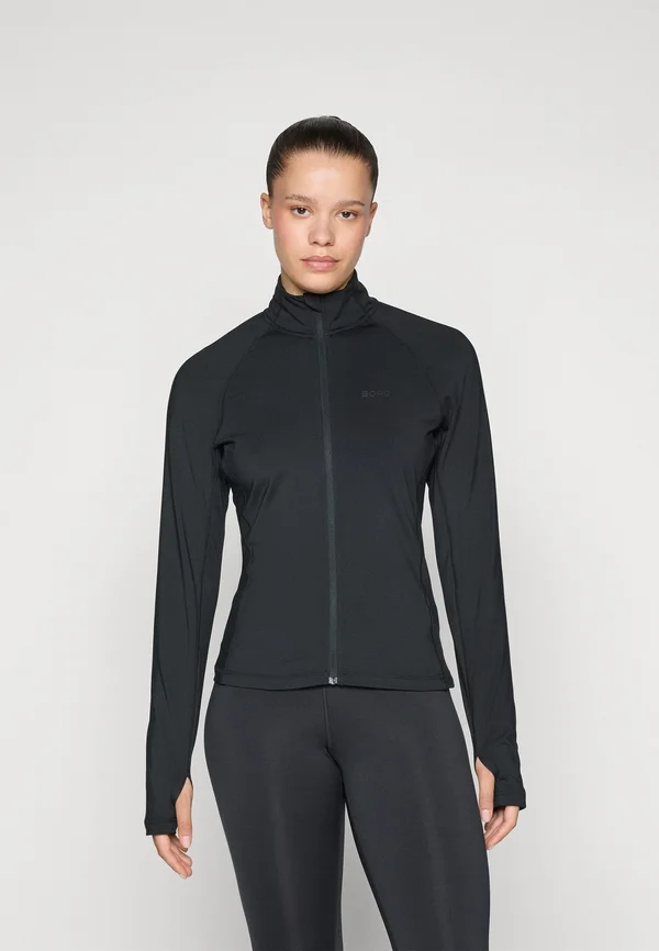 FULL ZIP MIDLAYER - Sweatjacke - black beauty