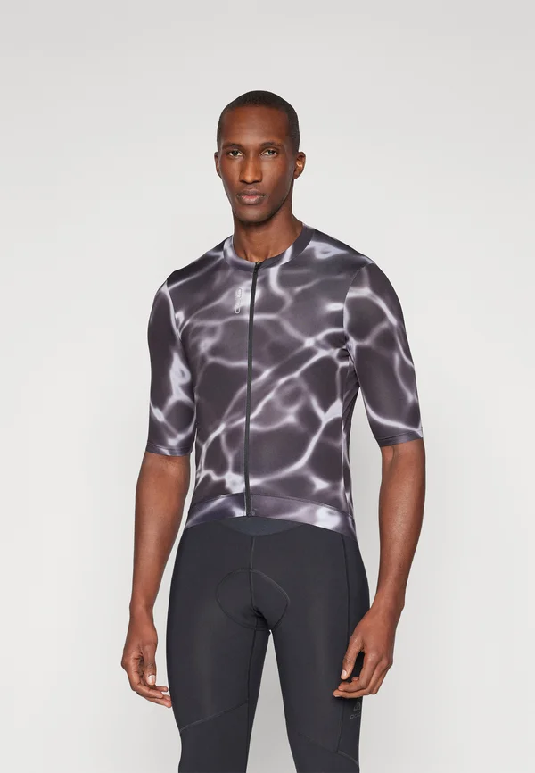 FULL ZIP PRO PRINT - Cycling-Trikot - black