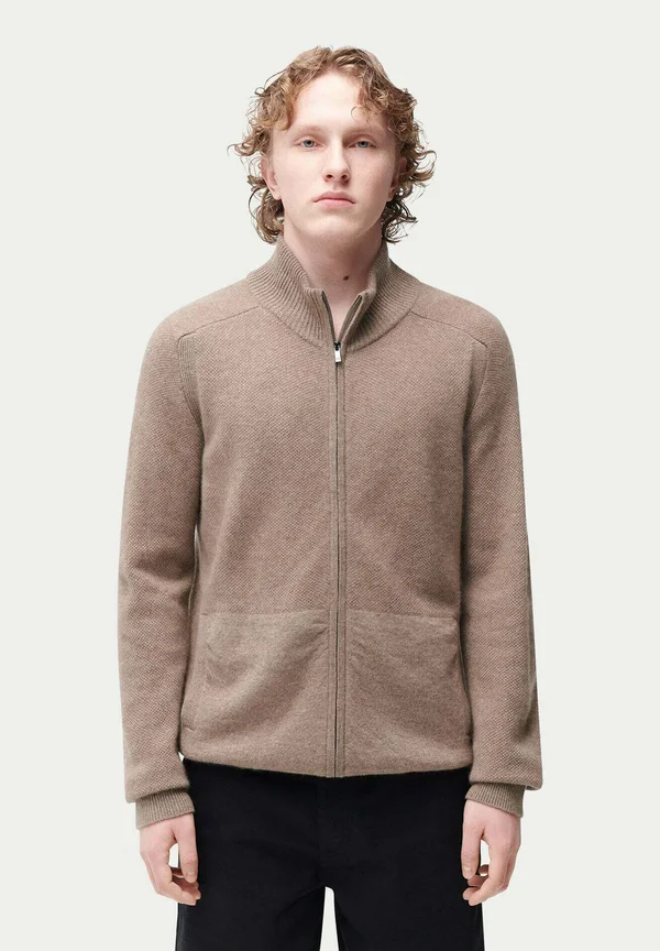 FULL-ZIP - Strickjacke - brown
