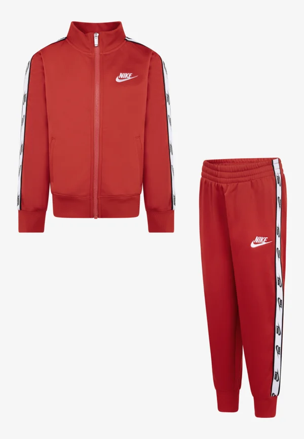 FULL ZIP WITH LOGO TAP UNISEX SET - Trainingsjacke - university red