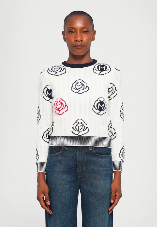 FUMATO - Strickpullover - blu/rosso