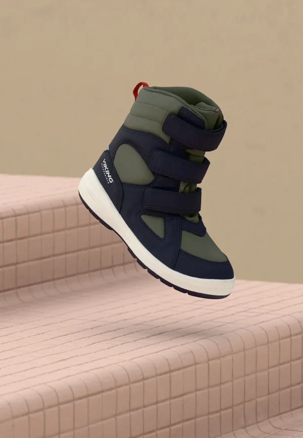 FUN WARM WP UNISEX - Snowboot/Winterstiefel - navy/olive