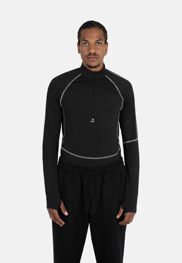 FUNCTIONAL LONG SLEEVE UNISEX - Langarmshirt - black