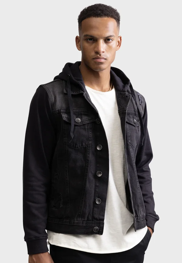 FUNDA JACKET - Jeansjacke - black