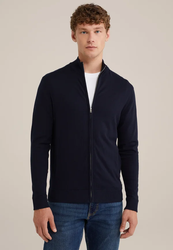 FUNDAMENTALS - Strickjacke - blue