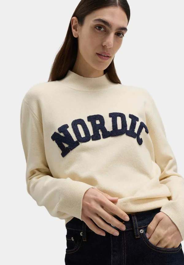 FUNNEL - Strickpullover - light cream