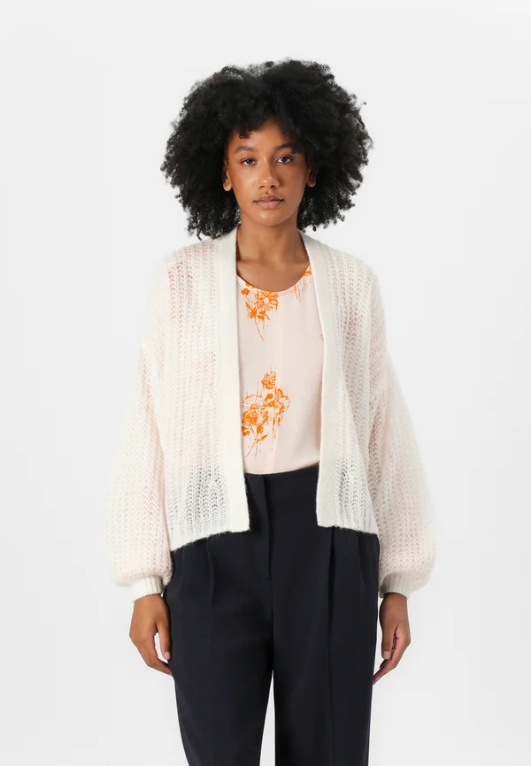 FURGOVIA - Strickjacke - open white