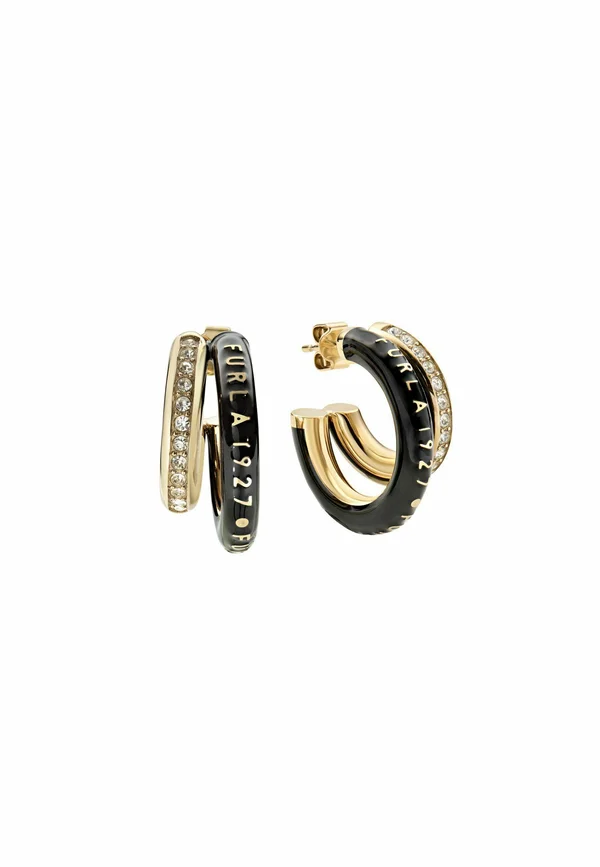 FURLA DARING - Ohrringe - gold tone and black