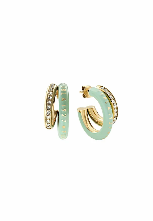 FURLA DARING - Ohrringe - gold tone and green