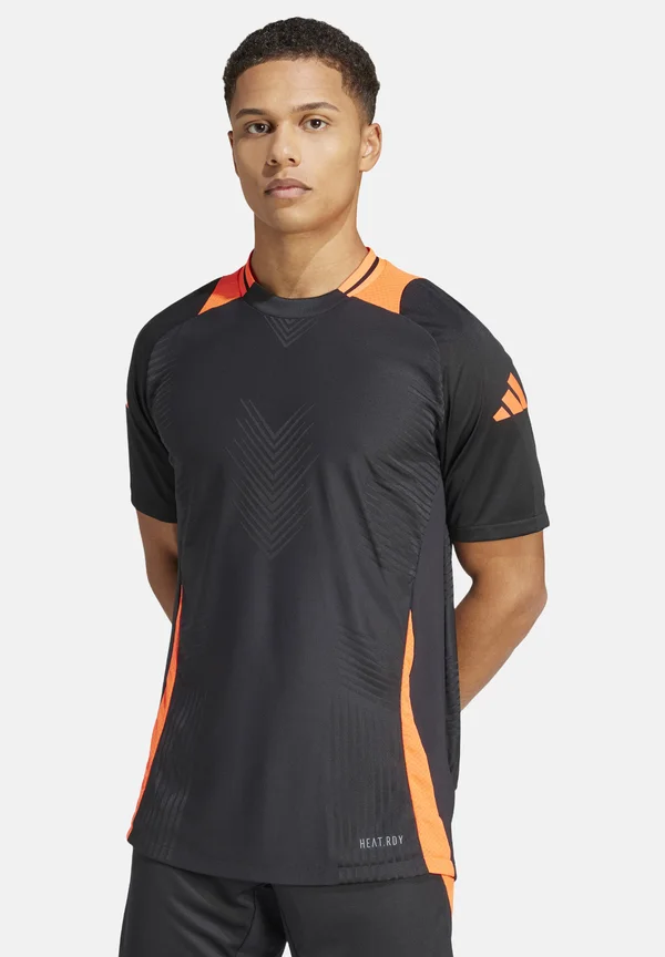 FUSSBALL TEAM TIRO PRO TRAINING - Sport T-Shirt - schwarzrot