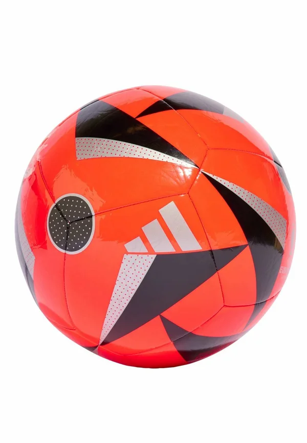 FUSSBALLLIEBE CLUB FOOTBALL - Fußball - solar red black silver metallic