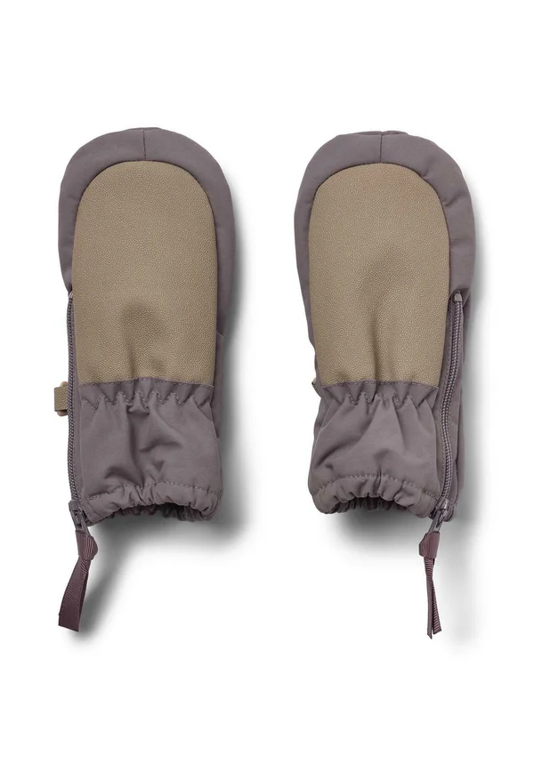 Fäustling - purple stone