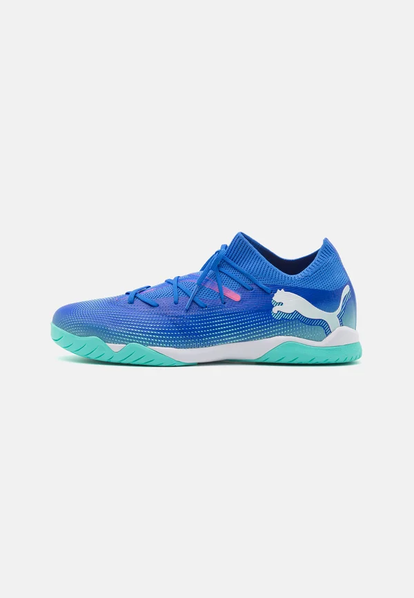 FUTURE 7 MATCH IT - Fußballschuh Halle - bluemazing/white/electric peppermint