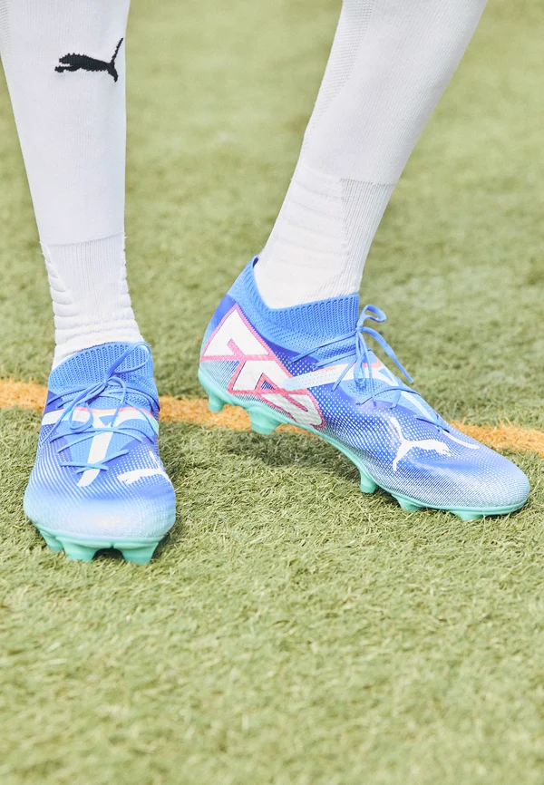 FUTURE 7 PRO FG/AG - Fußballschuhe Kunstrasen - bluemazing/white/electric peppermint