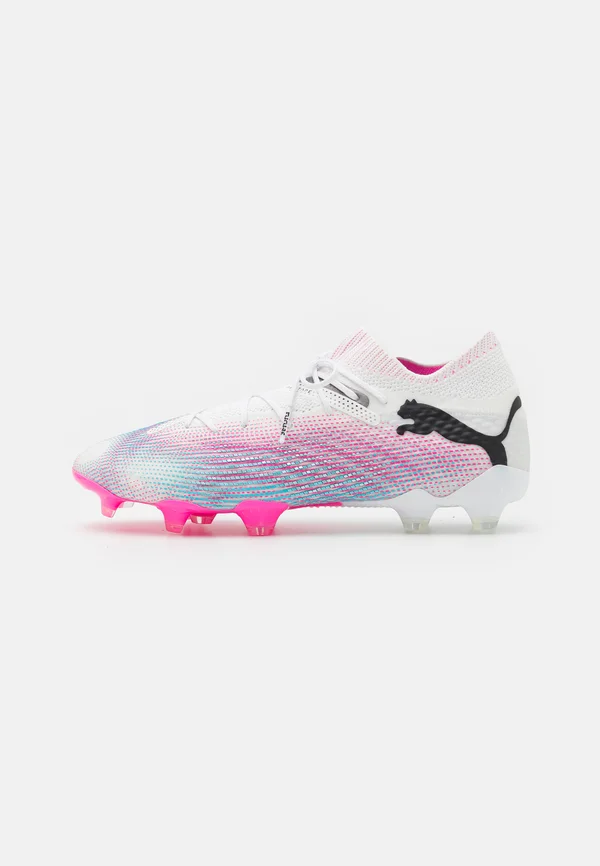FUTURE 7 ULTIMATE FG/AG - Fußballschuh Nocken - white/black/poison pink
