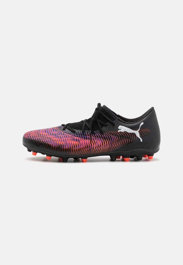 FUTURE 8 MATCH MG - Fußballschuh Nocken - black/white/glowing red
