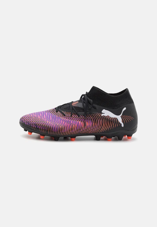 FUTURE 8 PRO MG - Fußballschuh Nocken - black/white/glowing red