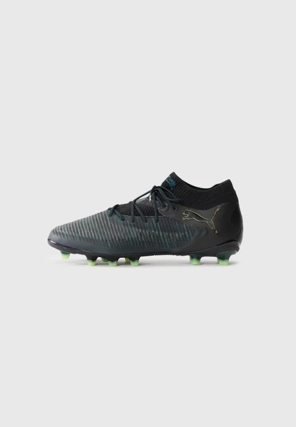 FUTURE 8 ULTIMATE AG - Fußballschuhe Kunstrasen - black/fizzy light/green terrain