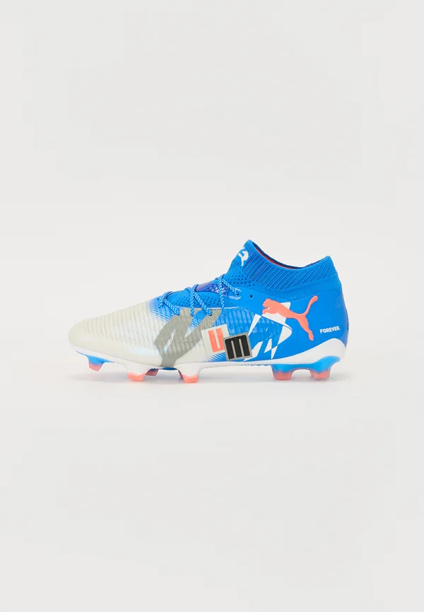 FUTURE 8 ULTIMATE FOREVER - Fußballschuh Nocken - white/ultra blue/feather gray/puma/glowing red