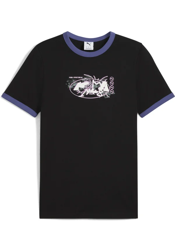 FUTURE ARCHIVE RINGER MIT GRAFIK - T-Shirt print - black