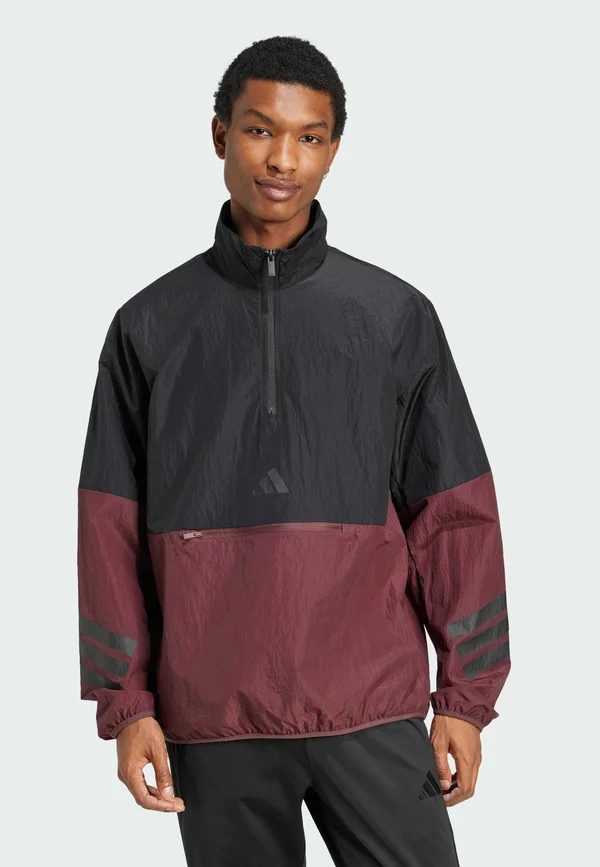 FUTURE ICON 3-STRIPES WOVEN HALF-ZIP - Windbreaker - aurora ruby