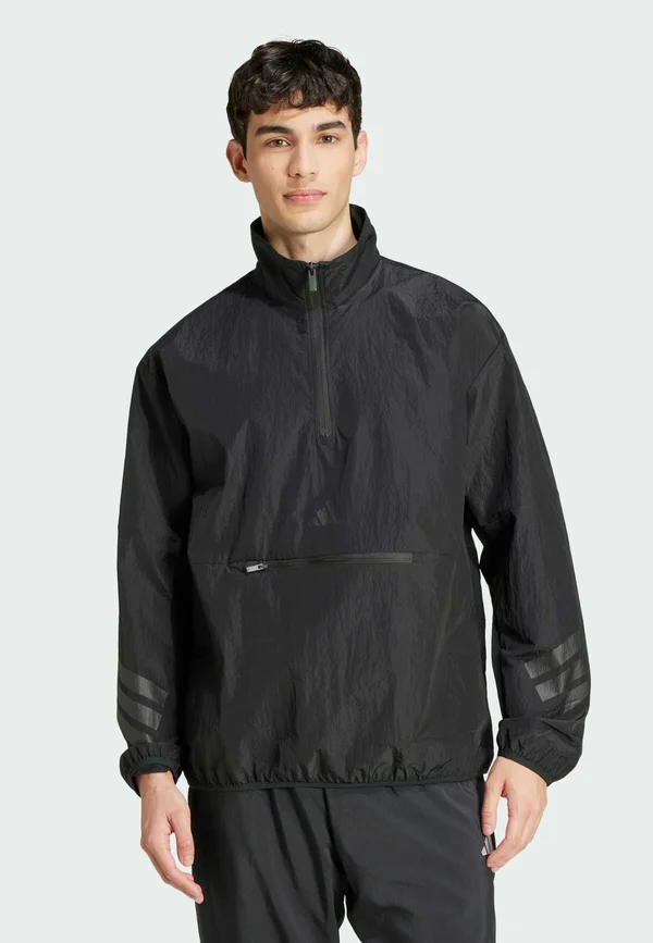 FUTURE ICON 3-STRIPES WOVEN HALF-ZIP - Windbreaker - black