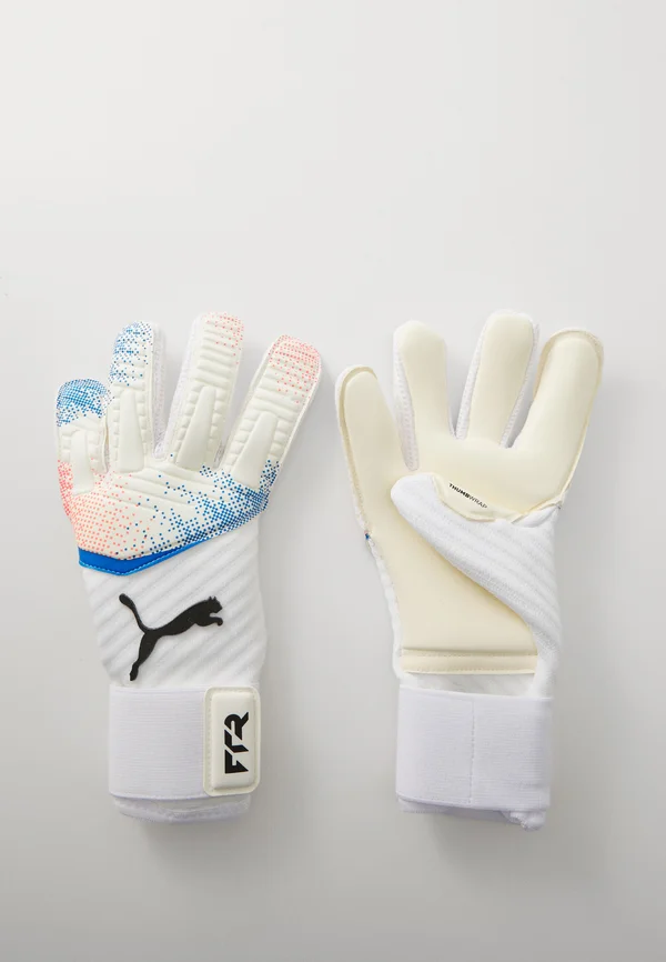 FUTURE PRO HYBRID UNISEX - Torwarthandschuh - white/glowing red/ultra blue