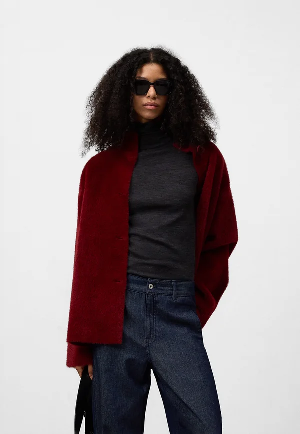 FUZZY - Strickjacke - red