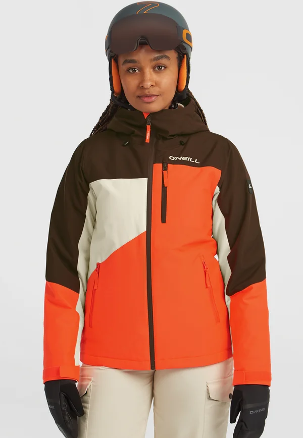 FWC'CRUZ TRIPLE  - Snowboardjacke - coffee bean colour block